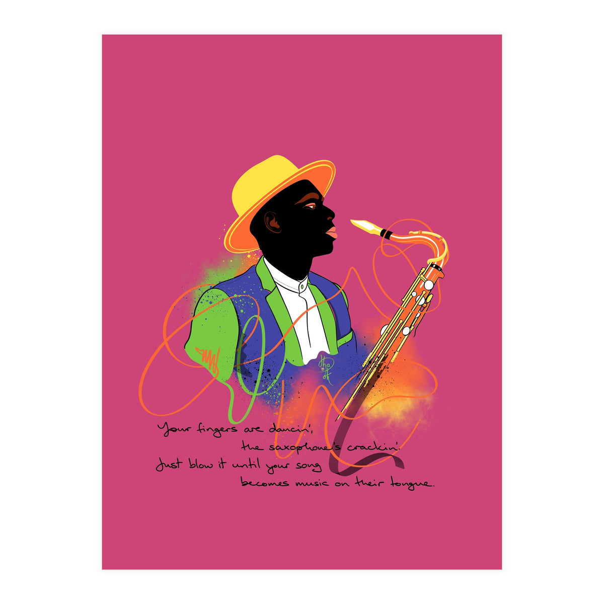 Jazz Man 1 (Print Only)