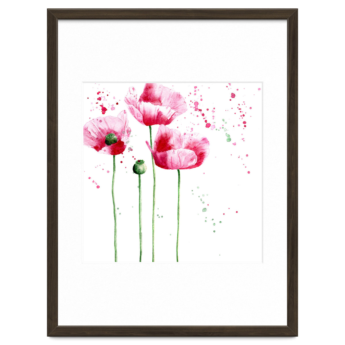 Poppies || watercolor