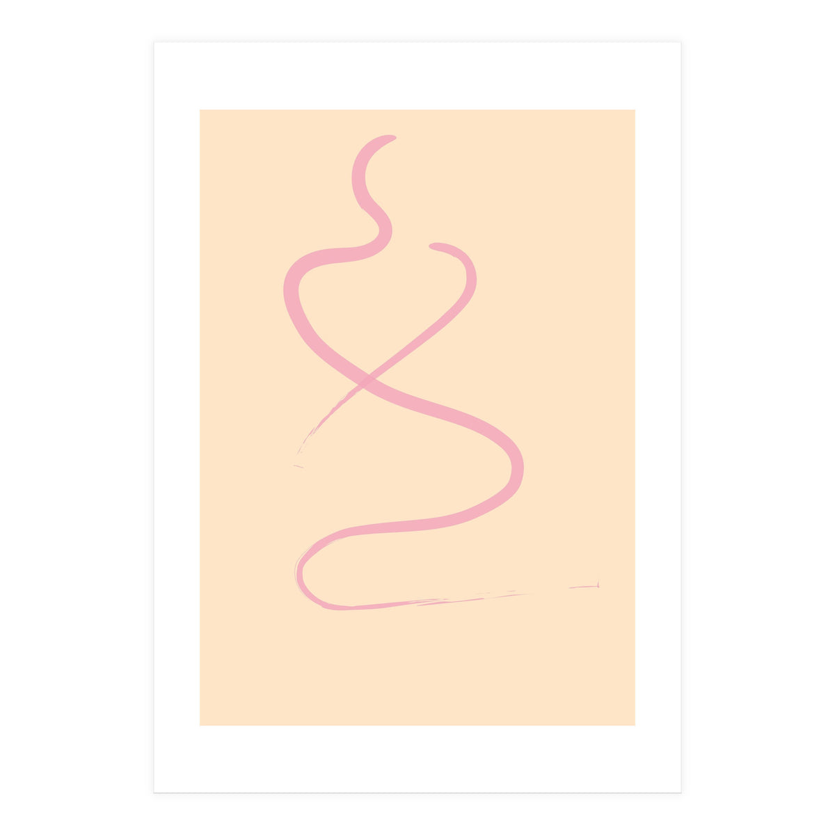 Seated line drawing No 2 (Print Only)