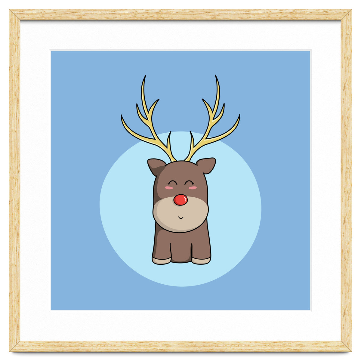 Kawaii Cute Christmas Reindeer