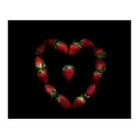 Heart of strawberries (Print Only)