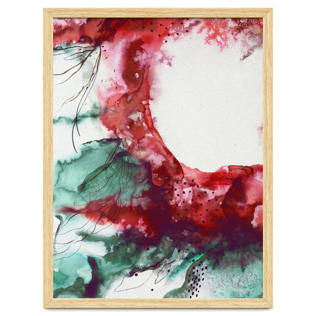 Abstract floral explosion