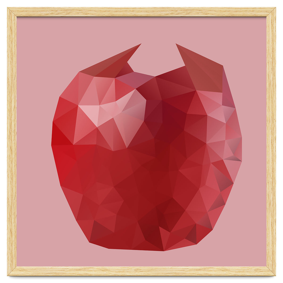 Apple Low Poly Art