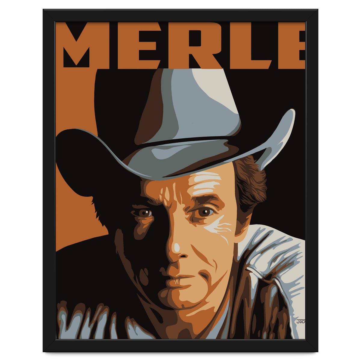 Merle Haggard Poster