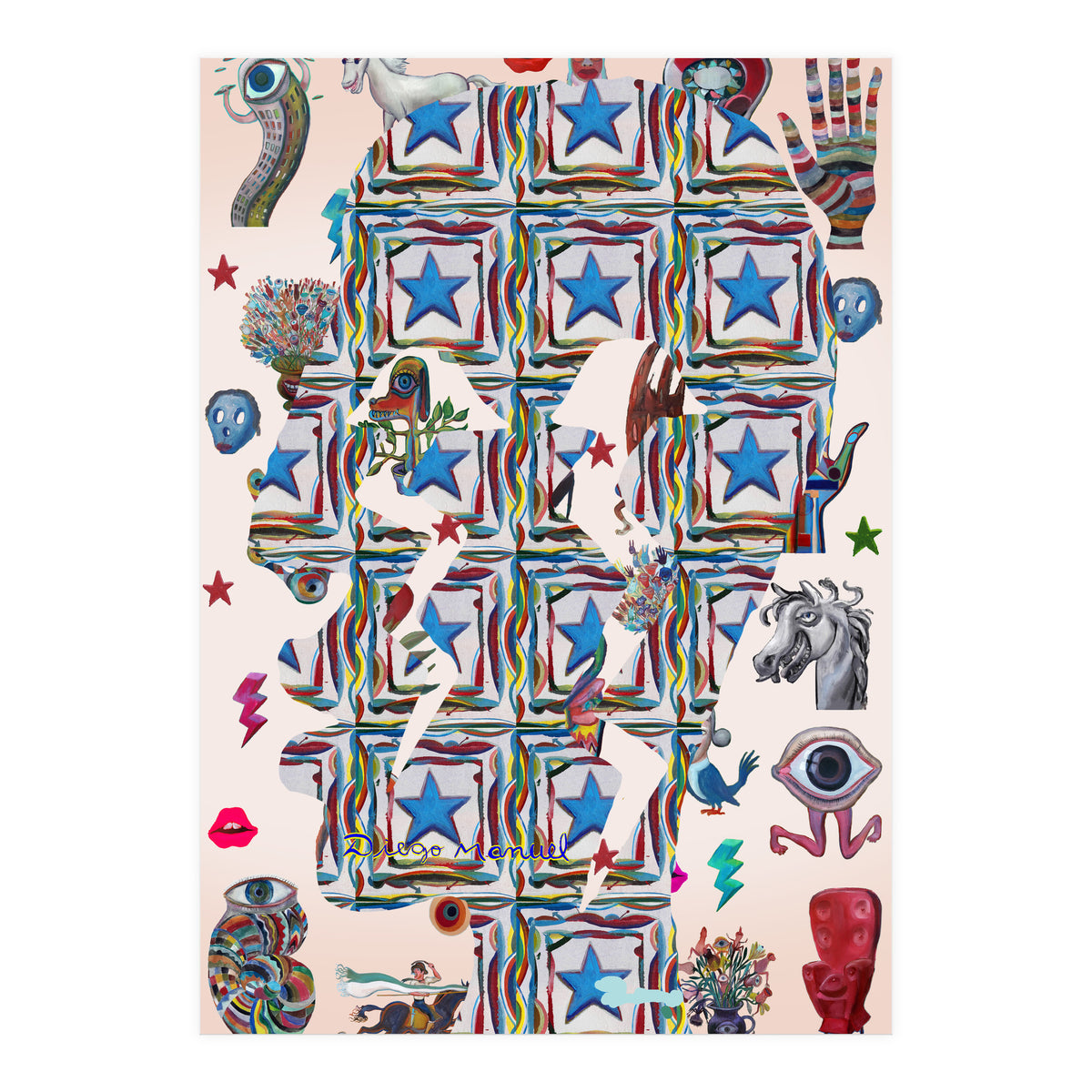 Perfil Con Rayos B 9 (Print Only)