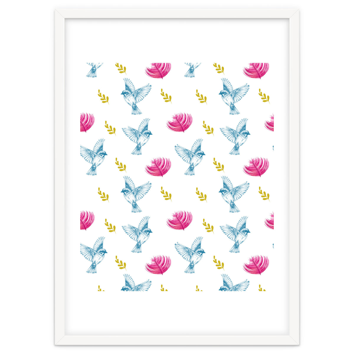 Blue Bird Pattern