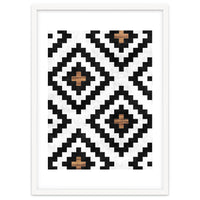 Urban Tribal Pattern No.16 - Aztec - Concrete and Wood