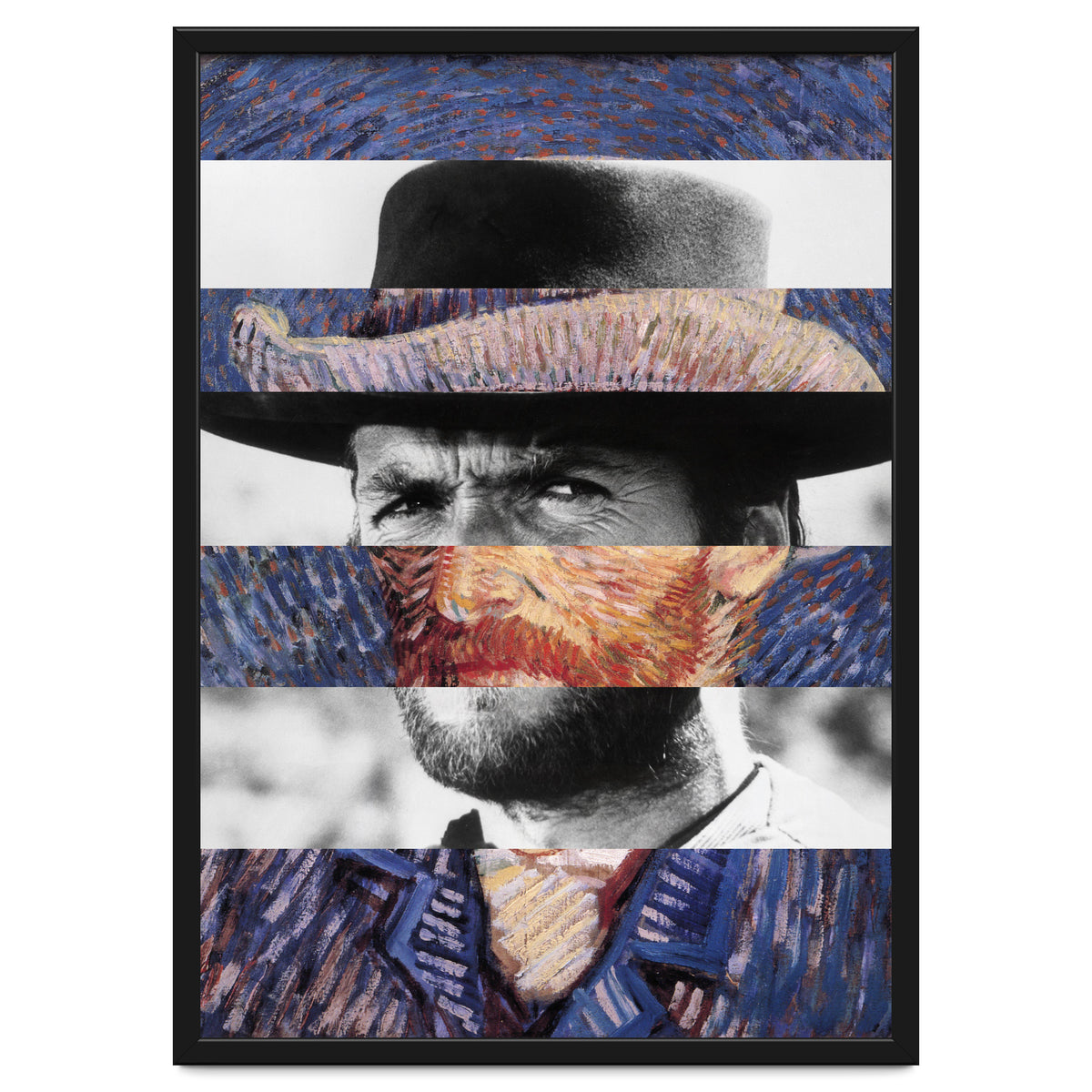 Van Gogh's Self Portrait & Clint Eastwood