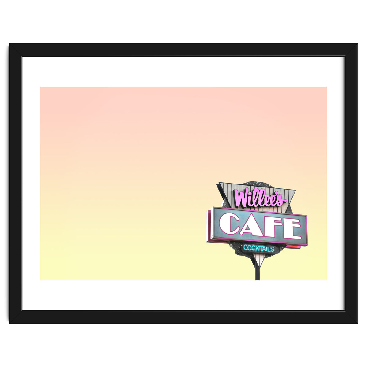 Willees Cafe and Cocktails Neon Sign