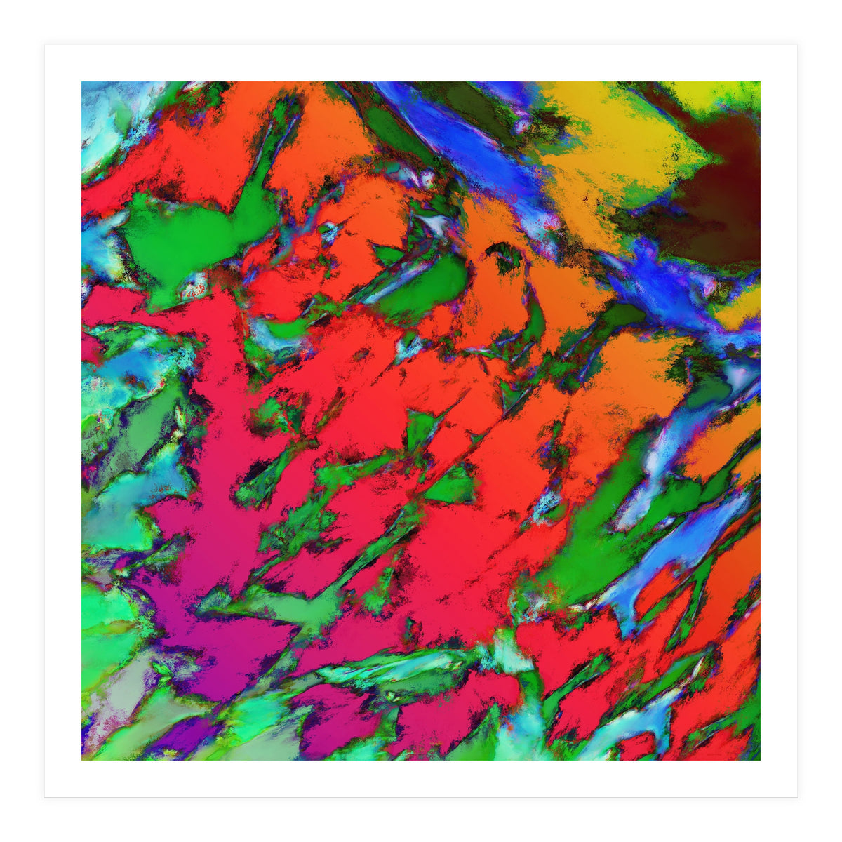 Shattering Red Tigers (Print Only)