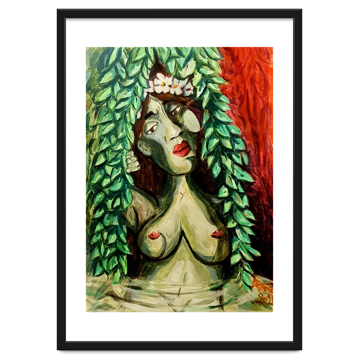 Under the willow tree