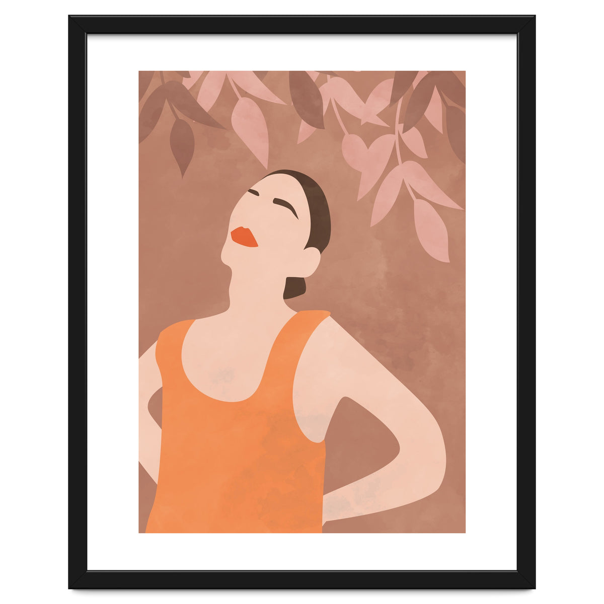 Mid Century Modern Boho Woman