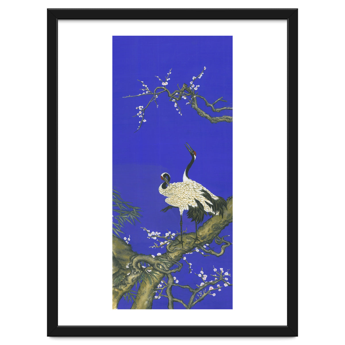 Cranes & Peach Blossom