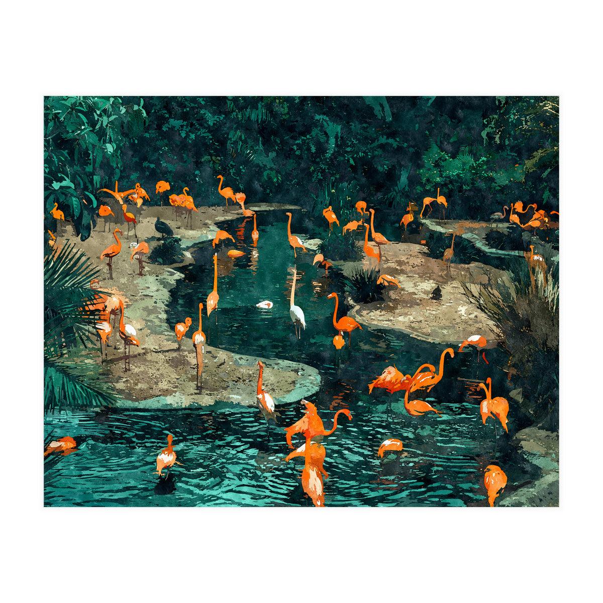 Flamingo Creek (Print Only)