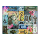 Vintage Key Collage (Print Only) thumbnail