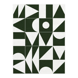 My Favorite Geometric Patterns No.15 - Deep Green (Print Only) thumbnail
