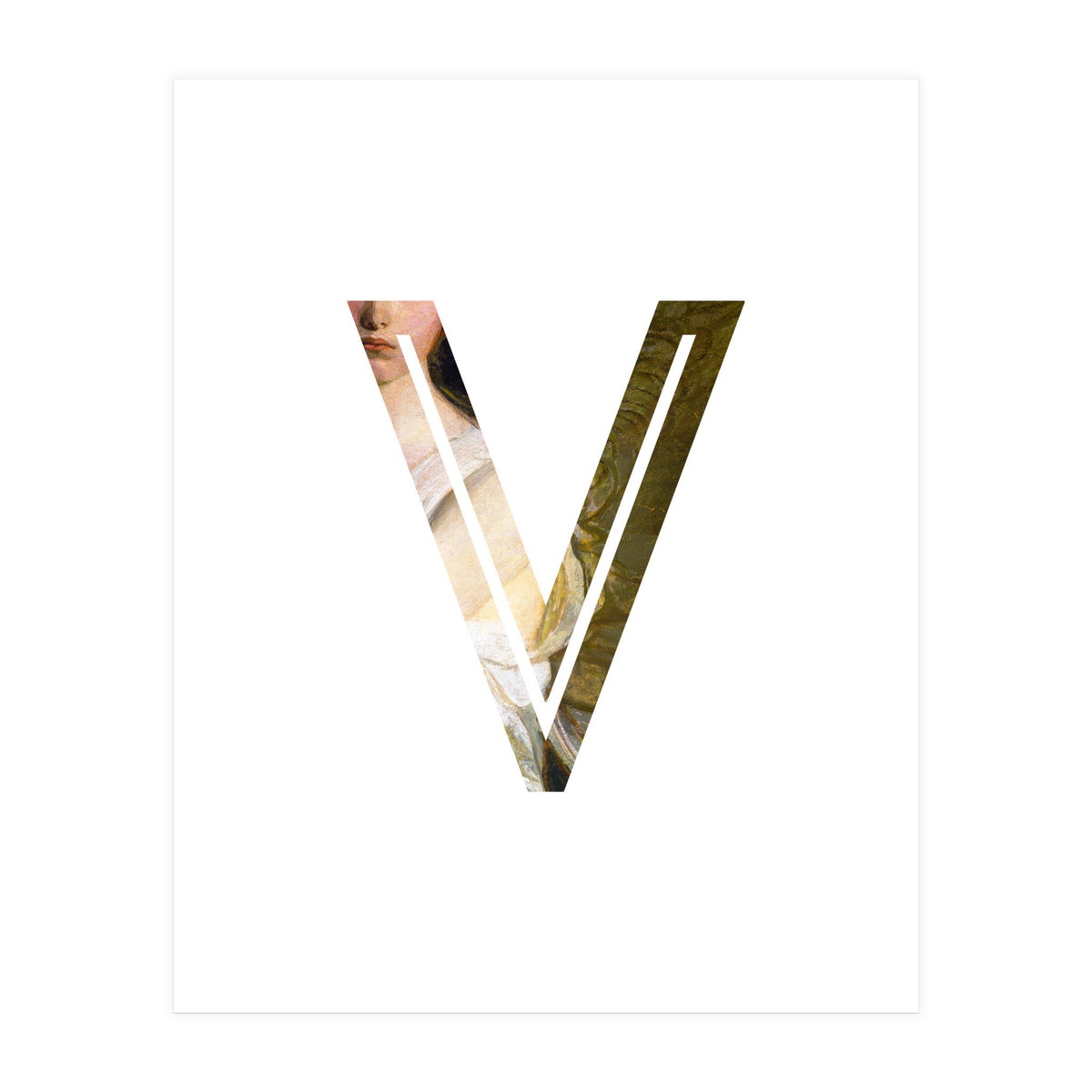 Letter V - (Impress) (Print Only)