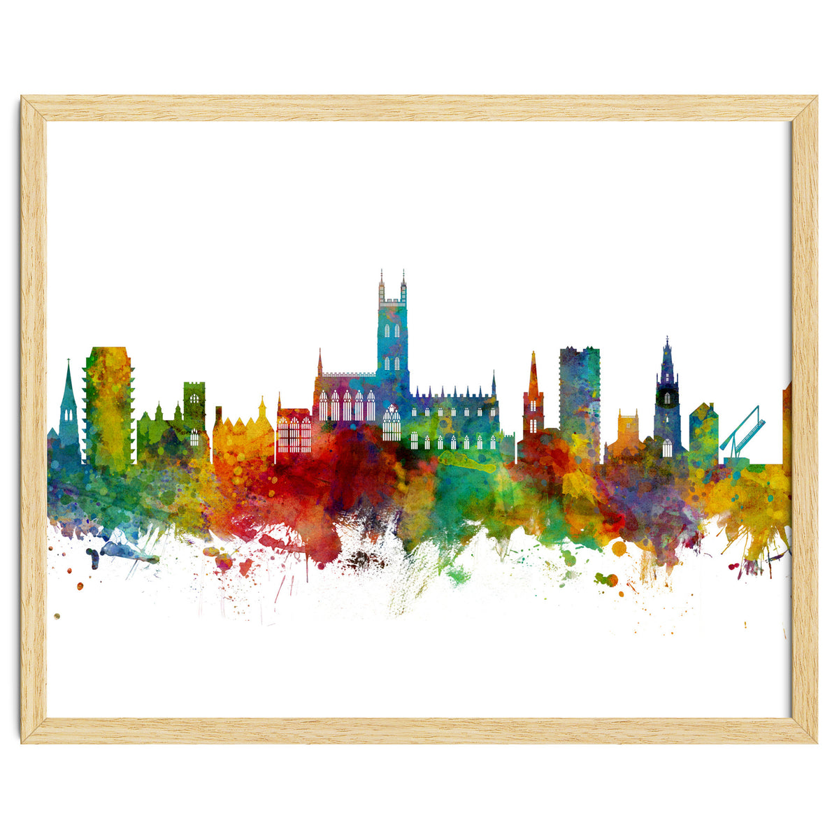 Gloucester England Skyline