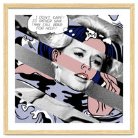 Lichtenstein's Drowning Girl & Tippi Hedren In Birds Big