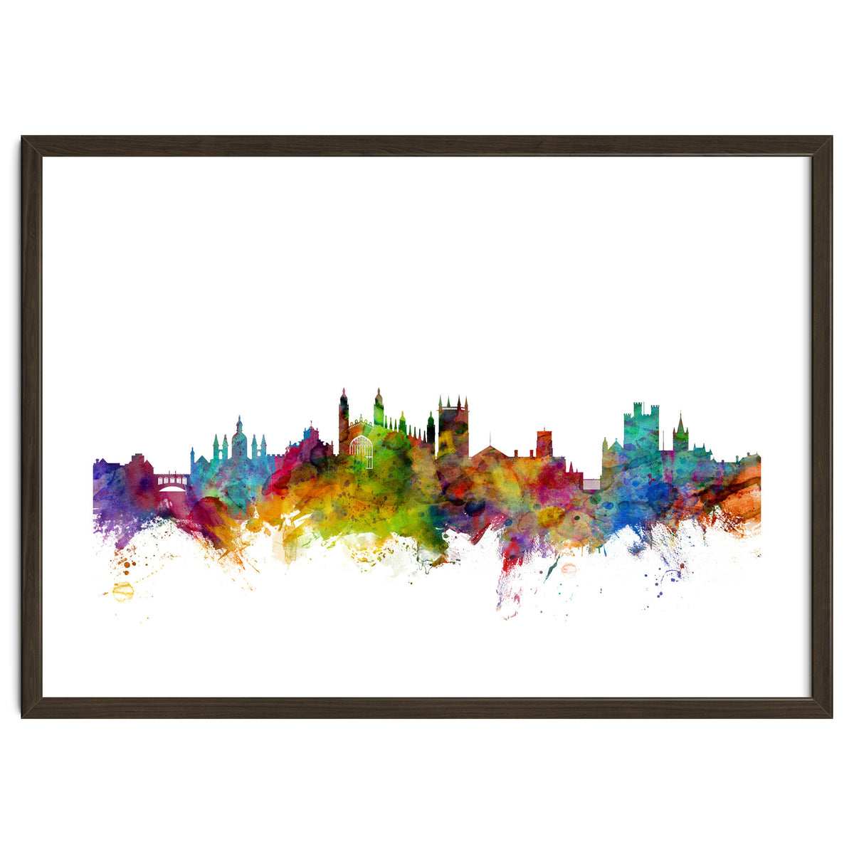 Cambridge England Skyline