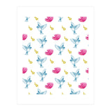 Blue Bird Pattern (Print Only) thumbnail