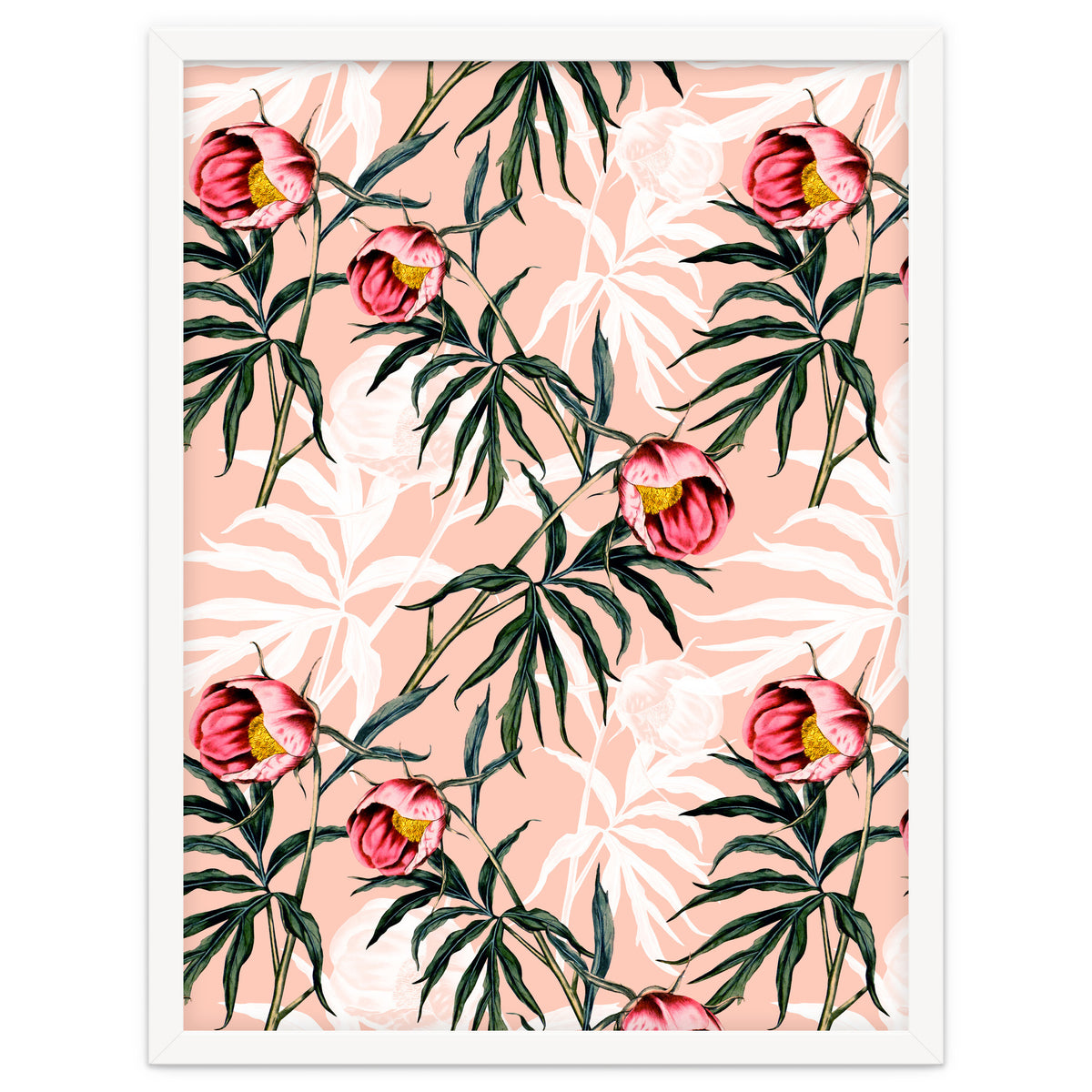 Flowery blooming pink