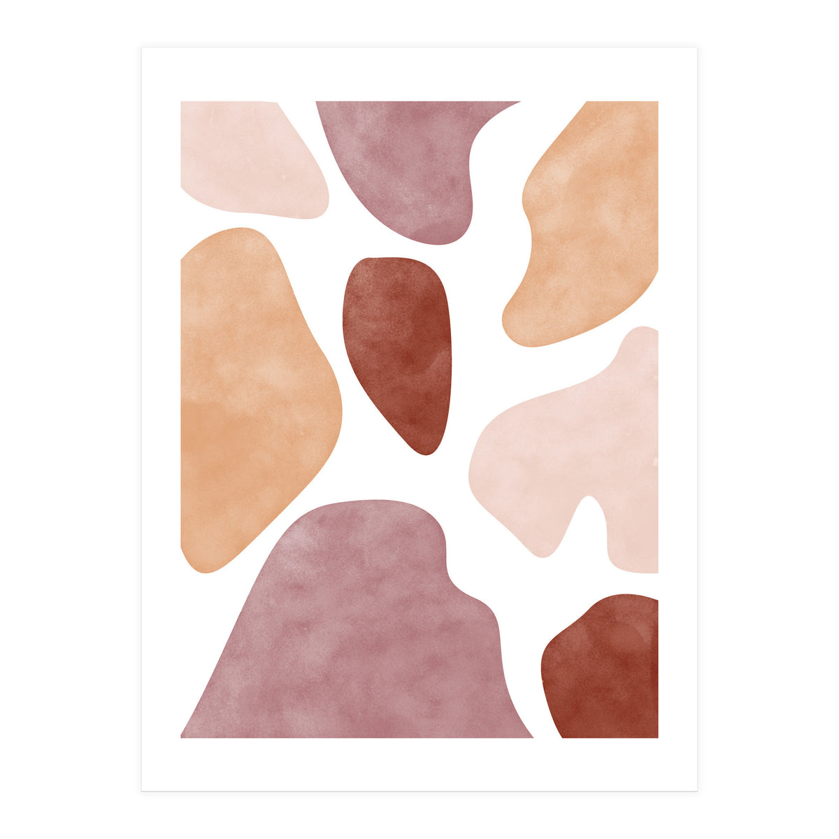 Warm color blocks (Print Only)