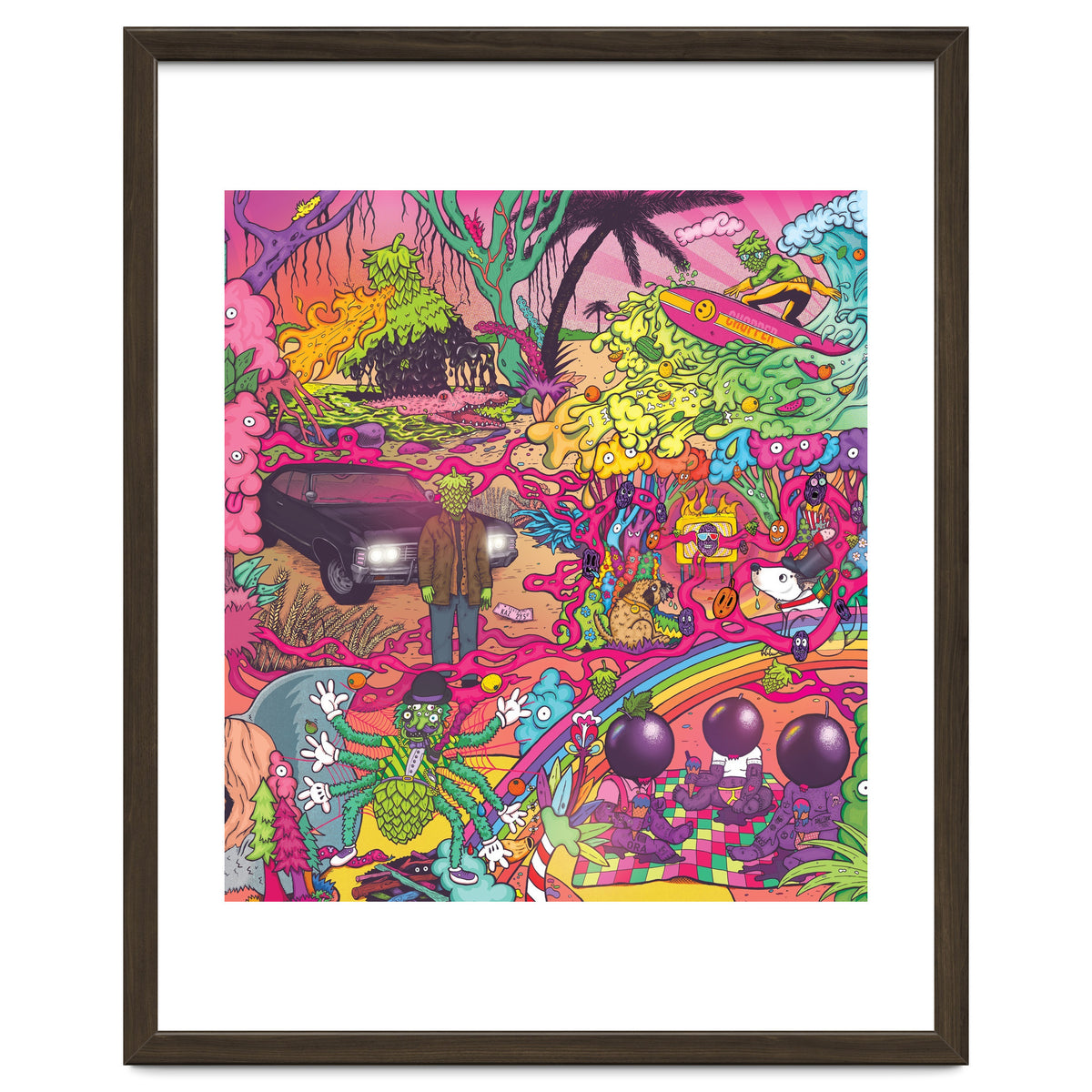 ABBEYDALE BREWERY COLLAB SERIES #2 FULL ILLUSTRATION - THORNBRIDGE, WILDE CHILD, RIDGESIDE, TORRSIDE, BOX SOCIAL, ORA BREWING