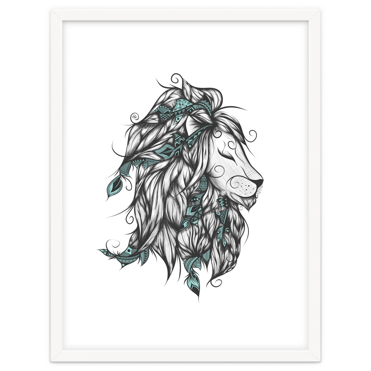 Poetic Lion Turquoise