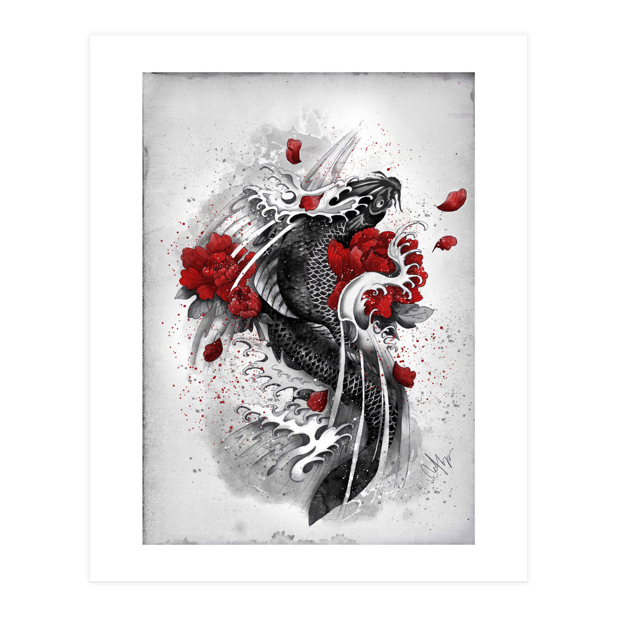 Black Koi (Print Only)