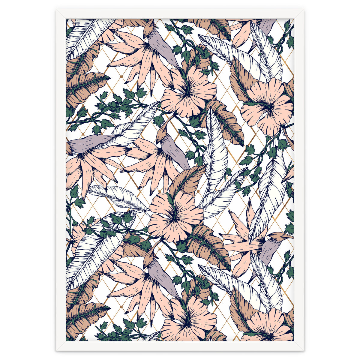 Exotic flowering and pattern geometric