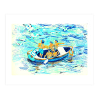 Provence Kids Boat (Print Only)