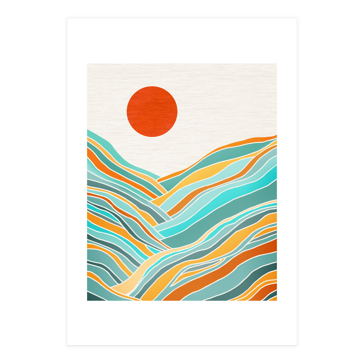 Sunset Landscape (Print Only)