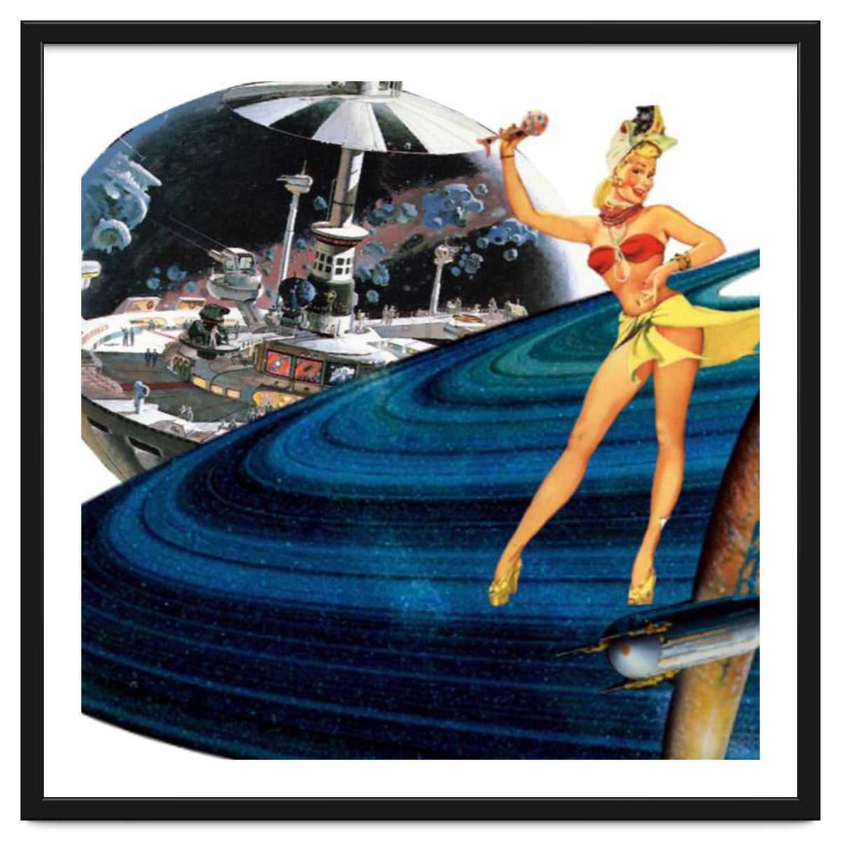 Dancer on Saturn Rings