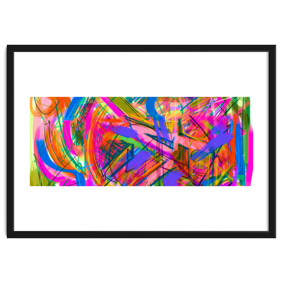 Pink And Blue In Traces