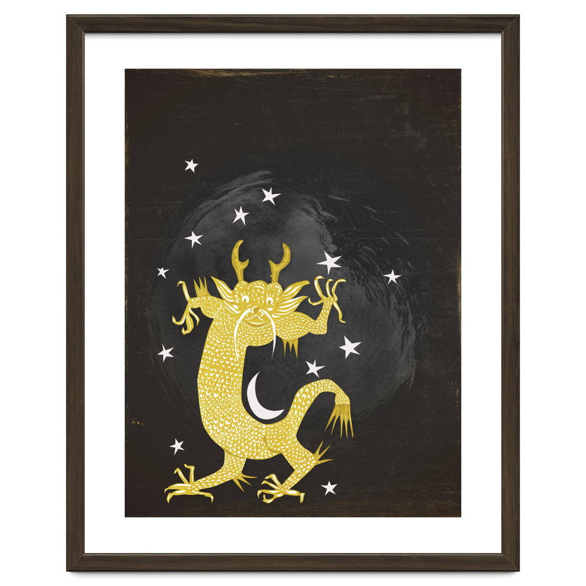 Vintage Cosmos: Golden Dragon