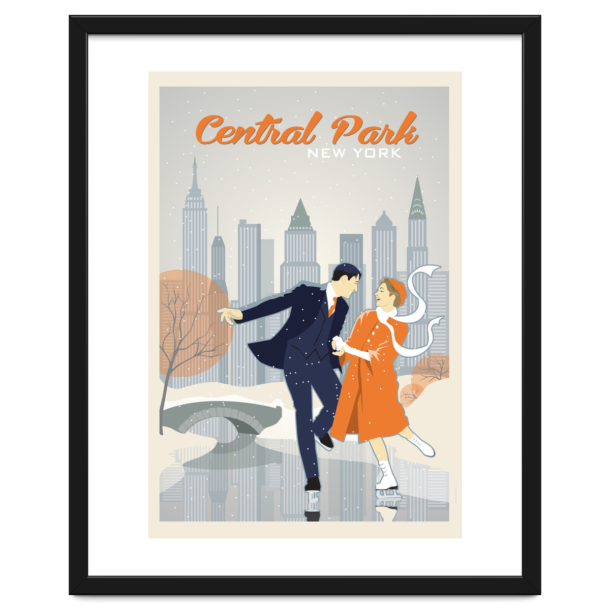 Skating in Central Park