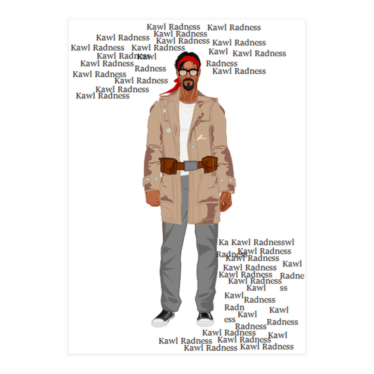 Lover Bul Genius born wit & (Kawl Radness) !!! (Print Only)