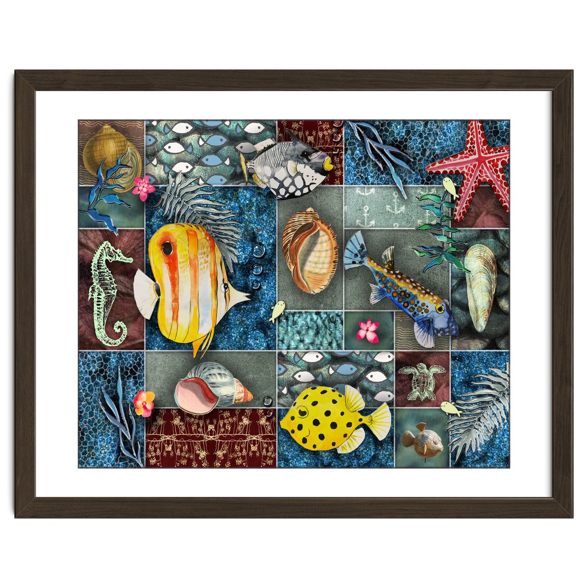 Sea Life Collage