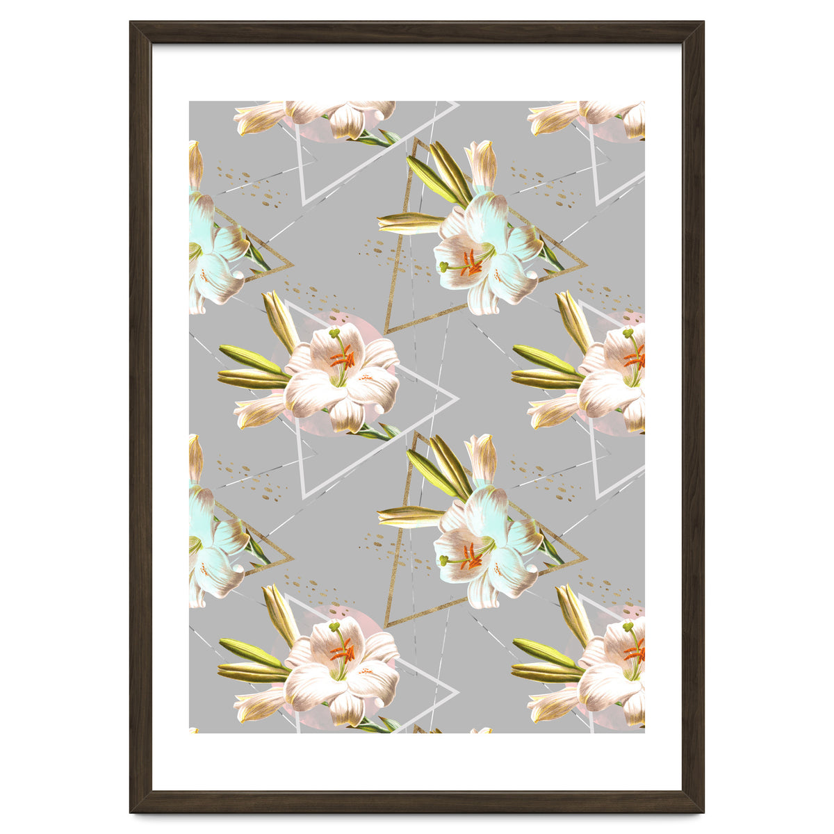 Botanical blooming with geometric 02