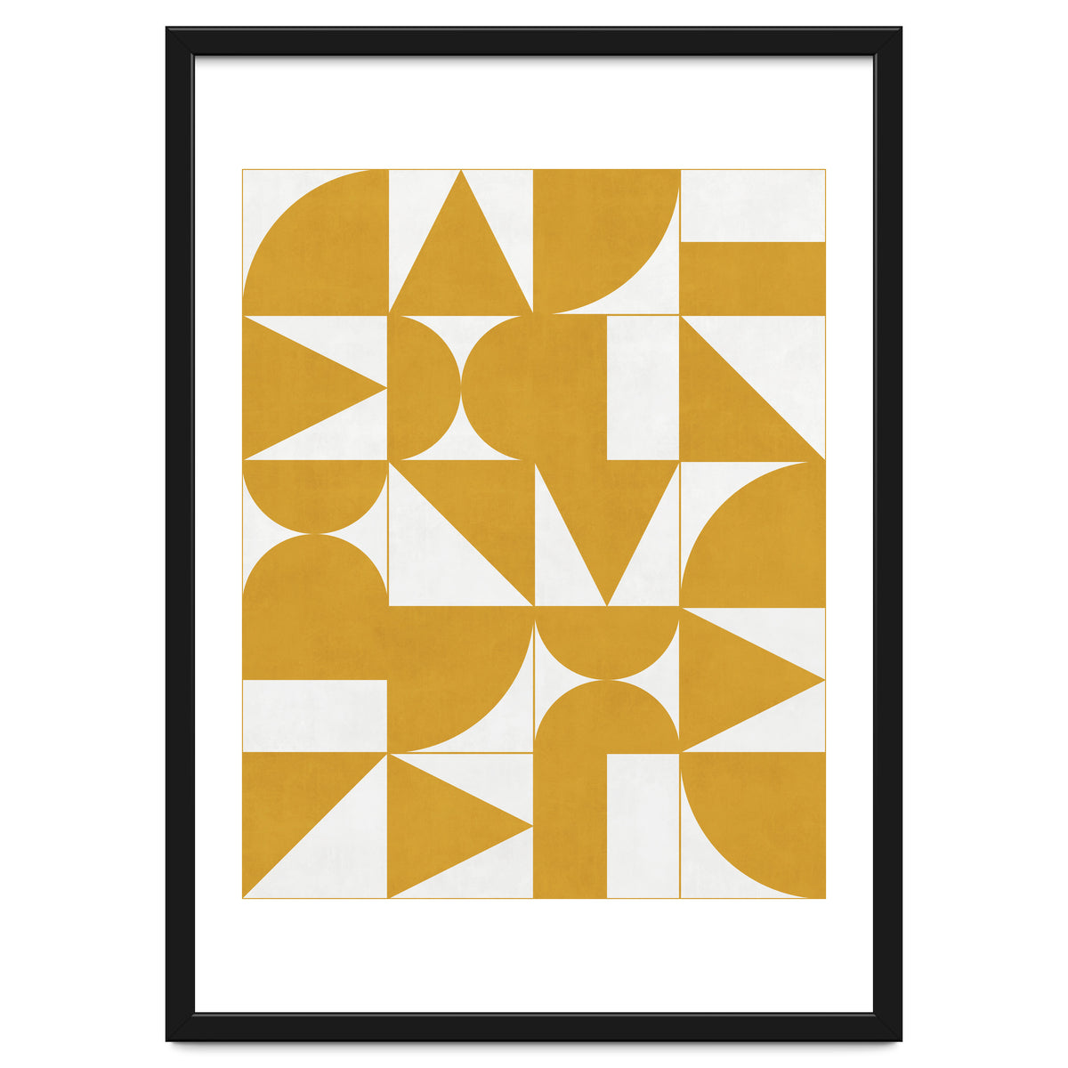 My Favorite Geometric Patterns No.13 - Mustard Yellow