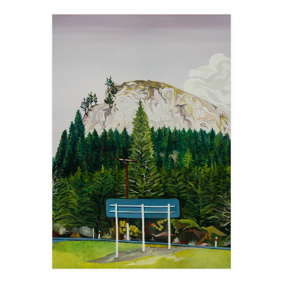 Pohaturoa - Approaching Taupo (Print Only)