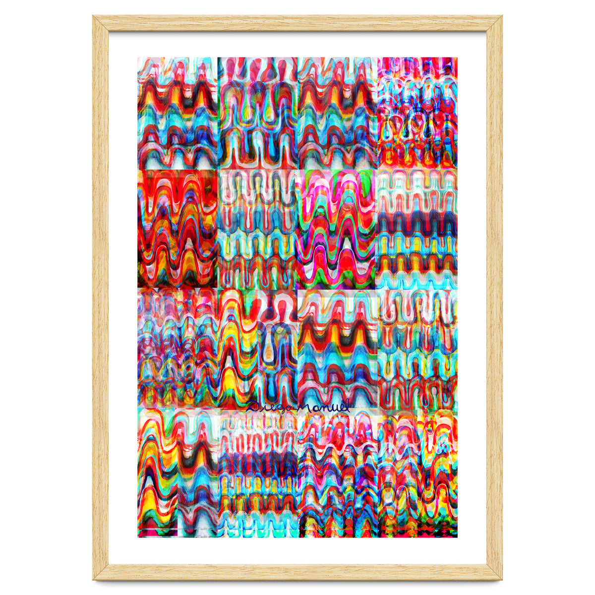 Pop abstract color full