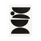ABSTRACT AND GEOMETRIC SHAPES 01BW (Print Only) thumbnail