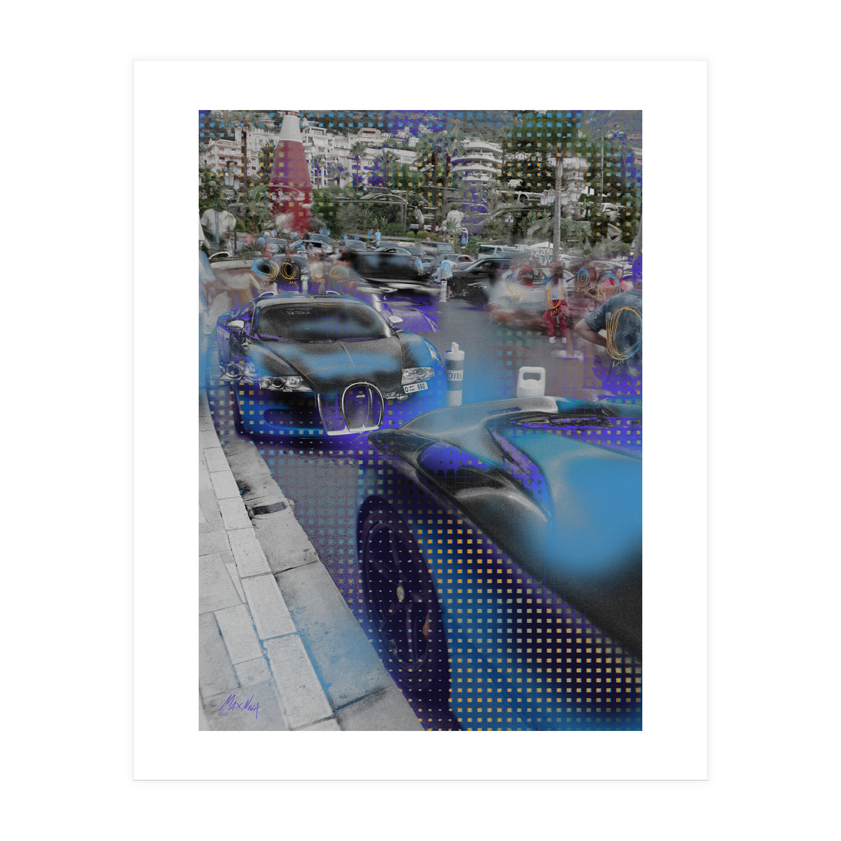 August ’22 — Blue Bugatti, Monaco (Print Only)