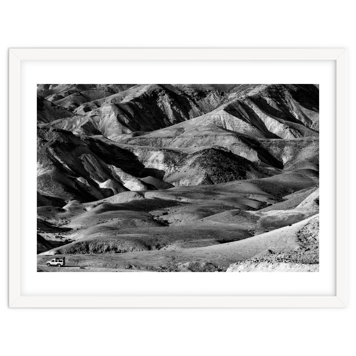 Driving across the Judean Desert