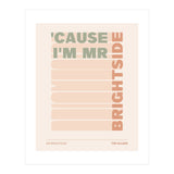 The Killers - Mr Brightside (Print Only) thumbnail