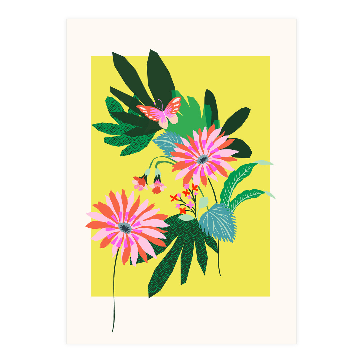Modern flower (Print Only)