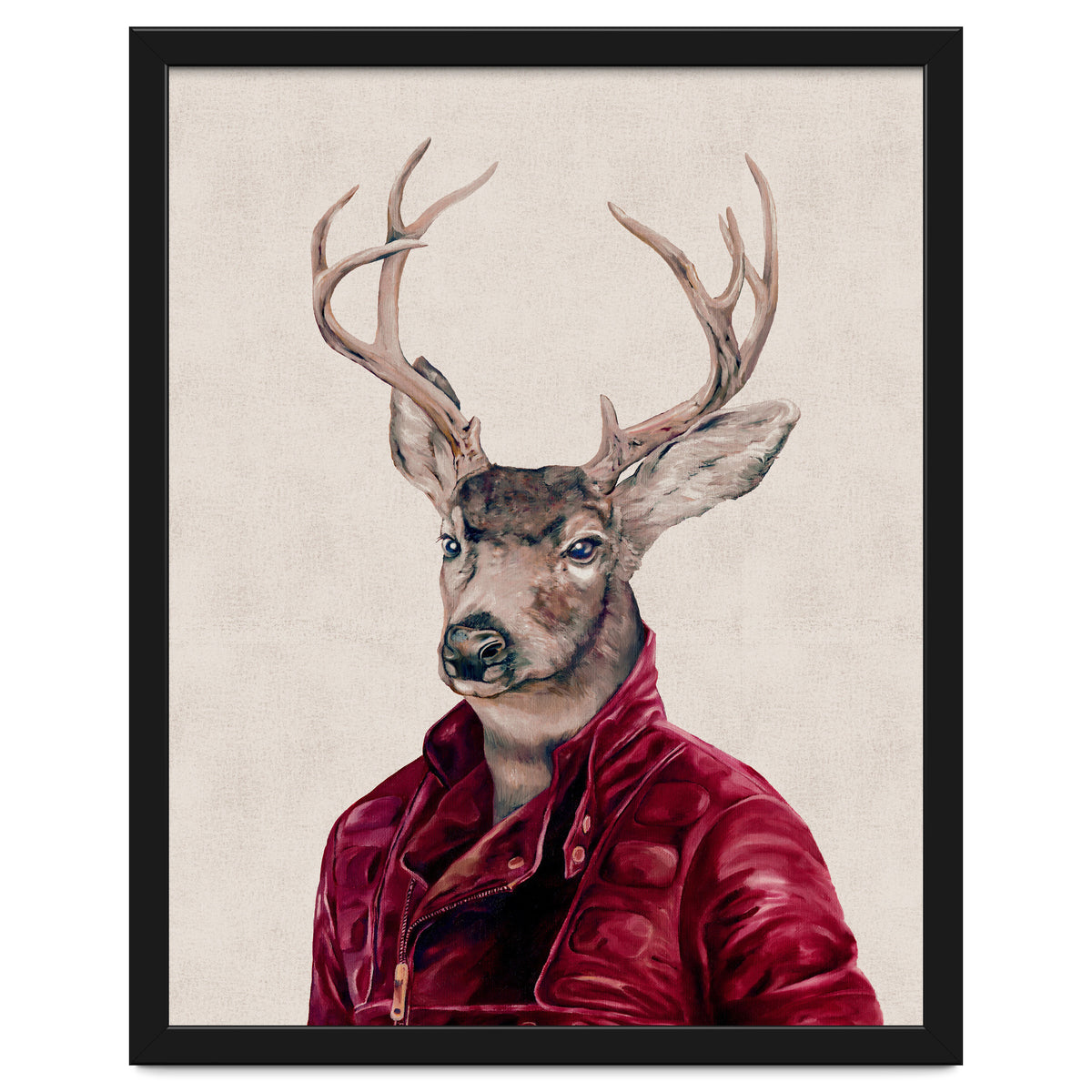 Deer In Leather
