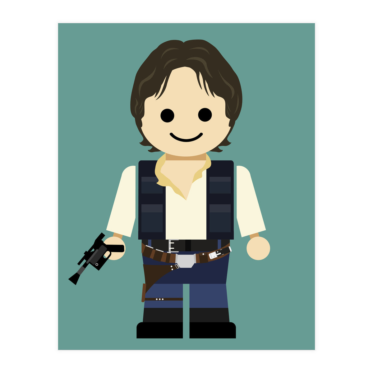 Hans Solo Toy (Print Only)
